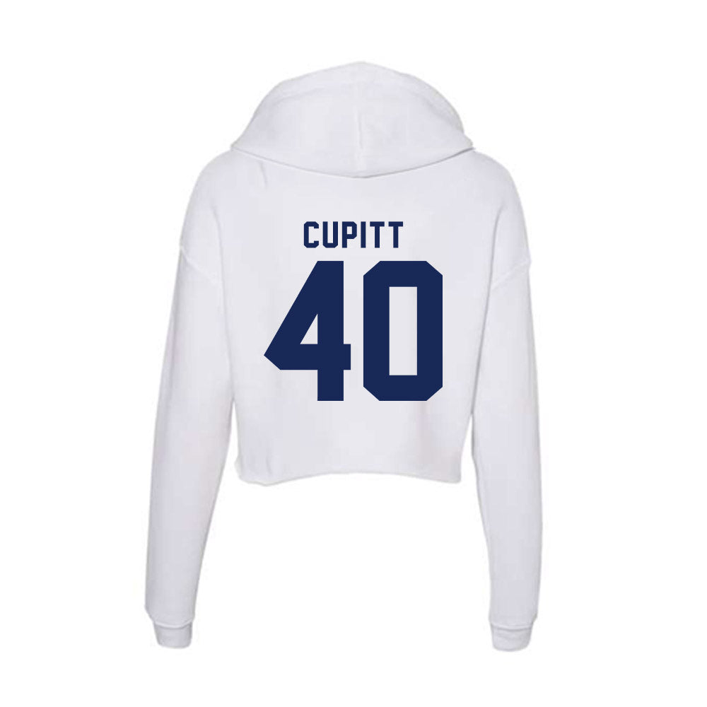 Rice - NCAA Football : Jayden Cupitt - Women's Crop Fleece Hooded Sweatshirt-1