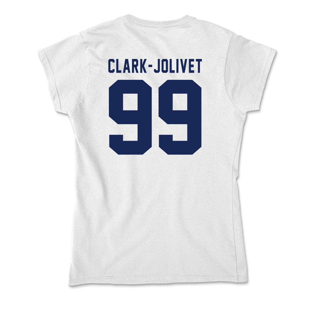 Rice - NCAA Football : Christopher Clark-Jolivet - Soft Style Women’s T-Shirt-1