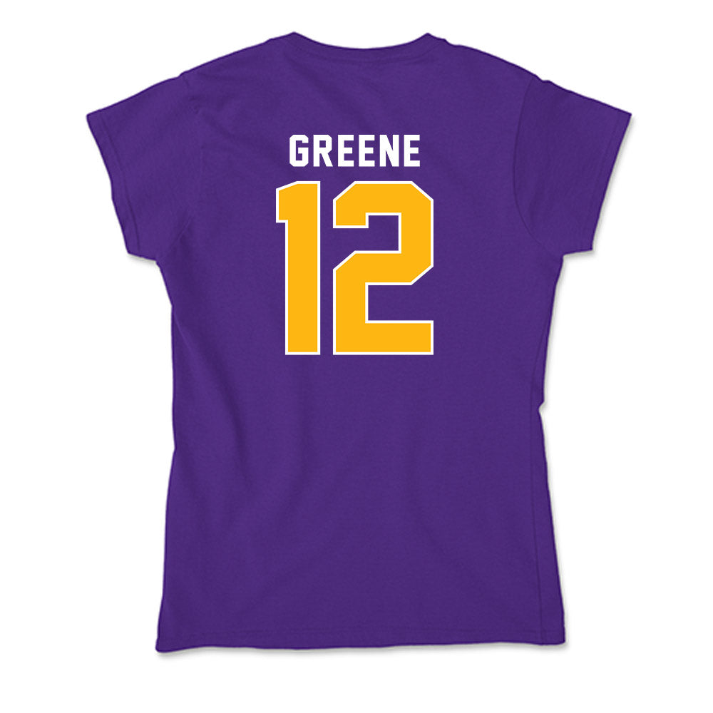Northern Iowa - NCAA Women's Basketball : Anna Greene - Soft Style Women’s T-Shirt-1