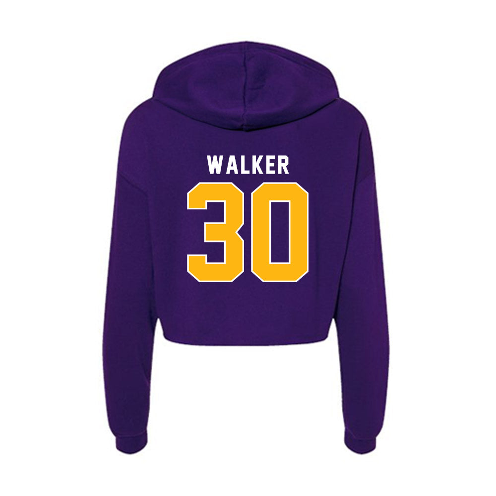 Northern Iowa - NCAA Women's Basketball : Lauren Walker - Women's Crop Fleece Hoodie-1
