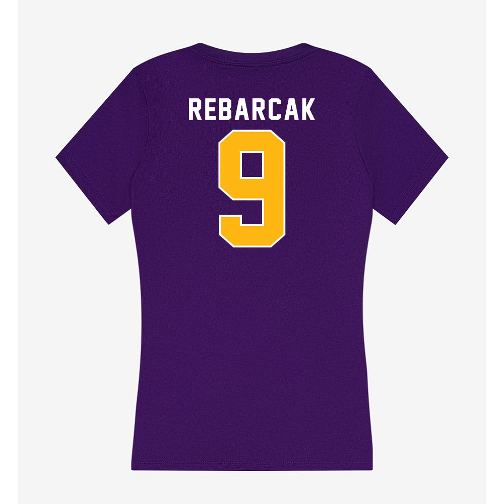 Northern Iowa - NCAA Football : Kaz Rebarcak - Women's V-Neck T-Shirt-1