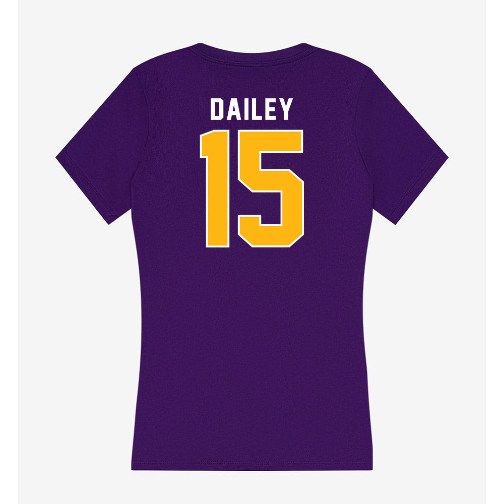 Northern Iowa - NCAA Football : Jaxon Dailey - Women's V-Neck T-Shirt-1