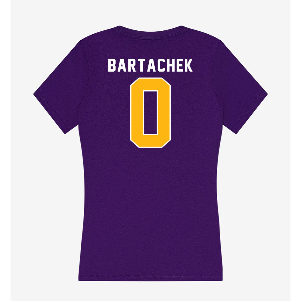 Northern Iowa - NCAA Football : Max Bartachek - Women's V-Neck T-Shirt-1