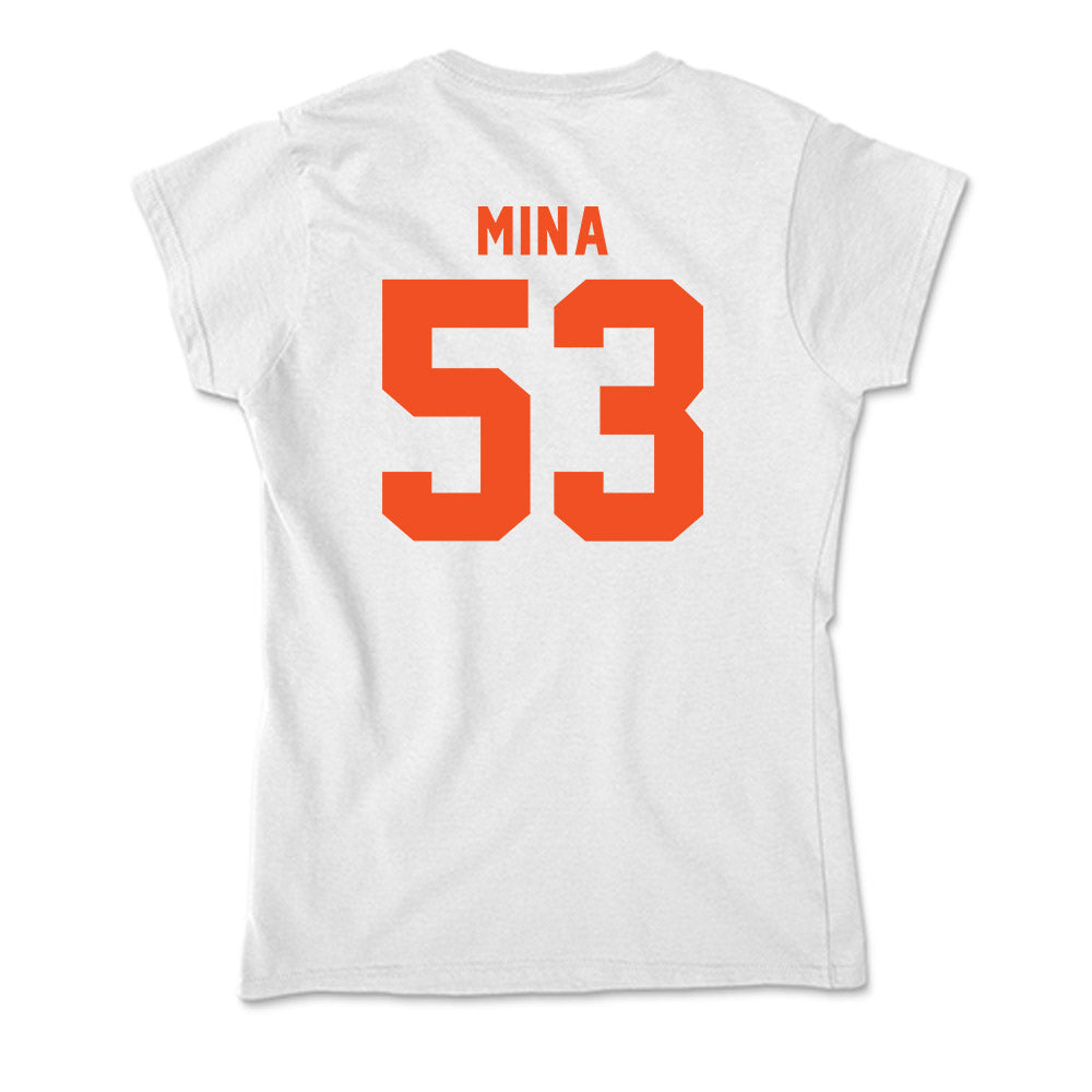 UTRGV - NCAA Football : Tamunotekena Mina - Soft Style Women’s T-Shirt-1
