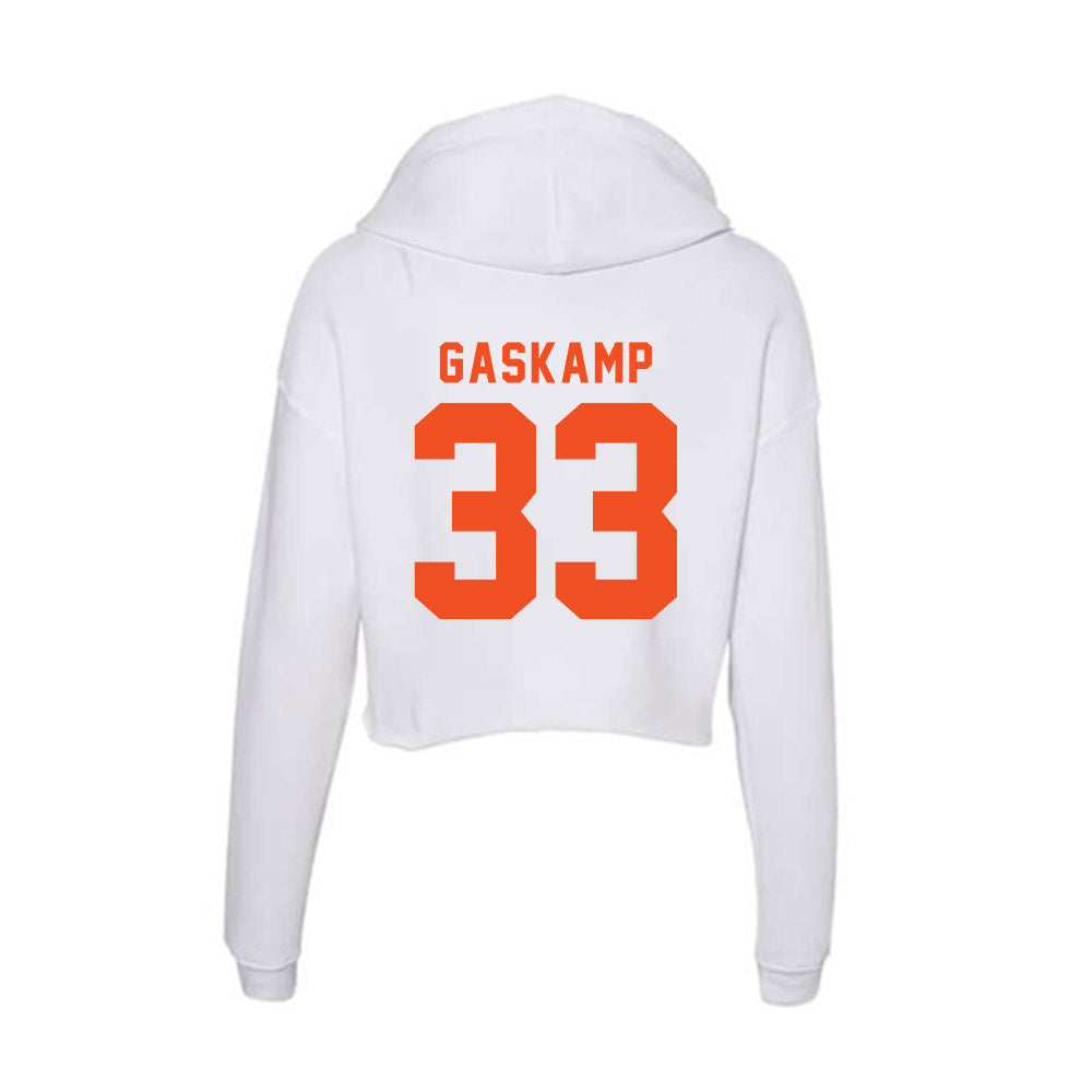 UTRGV - NCAA Football : Landen Gaskamp - Women's Crop Fleece Hoodie-1