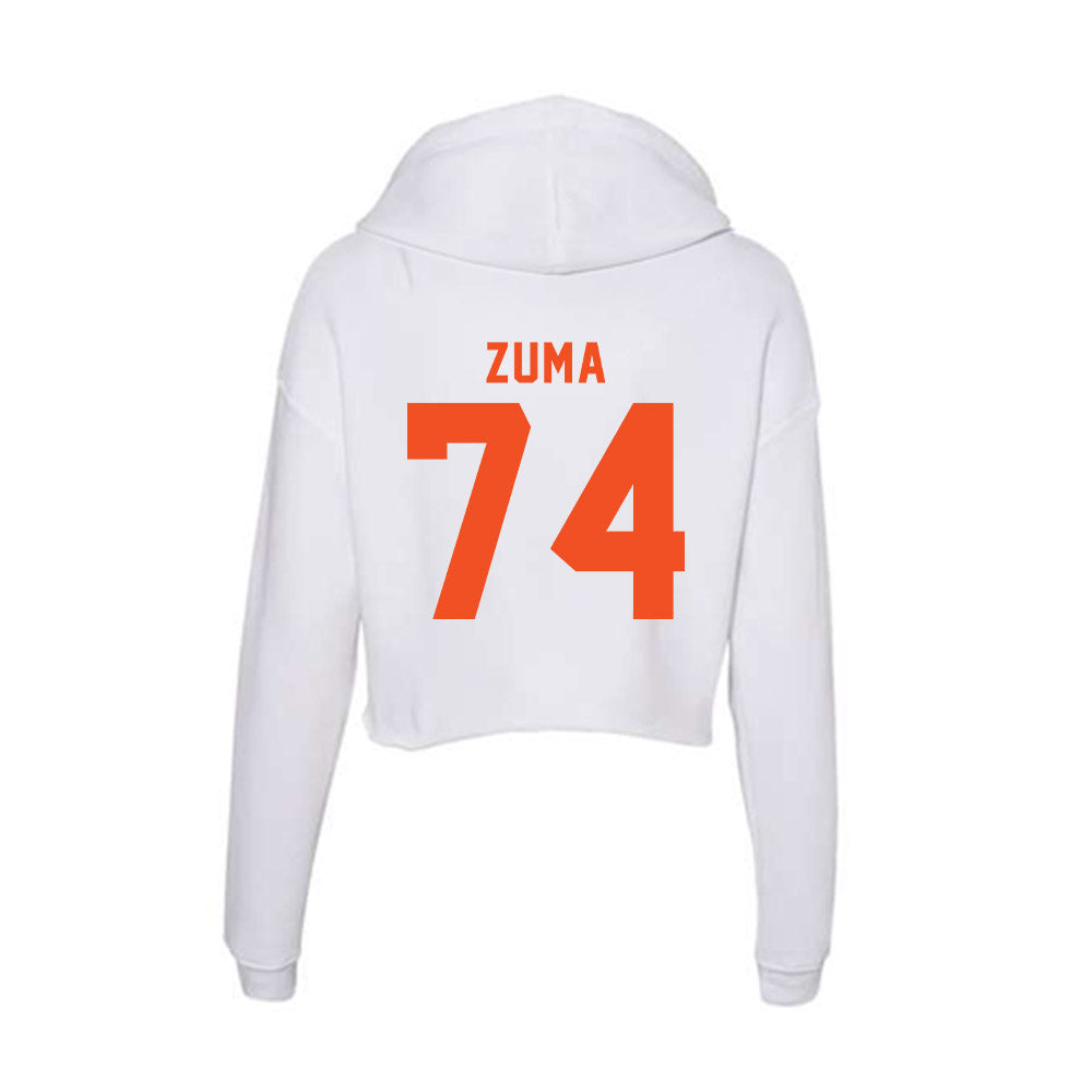 UTRGV - NCAA Football : Grayson Zuma - Women's Crop Fleece Hoodie-1