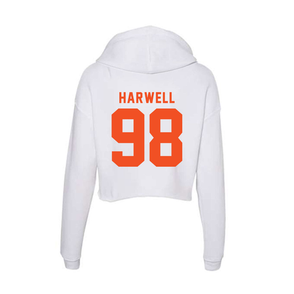 UTRGV - NCAA Football : Jack Harwell - Women's Crop Fleece Hoodie-1