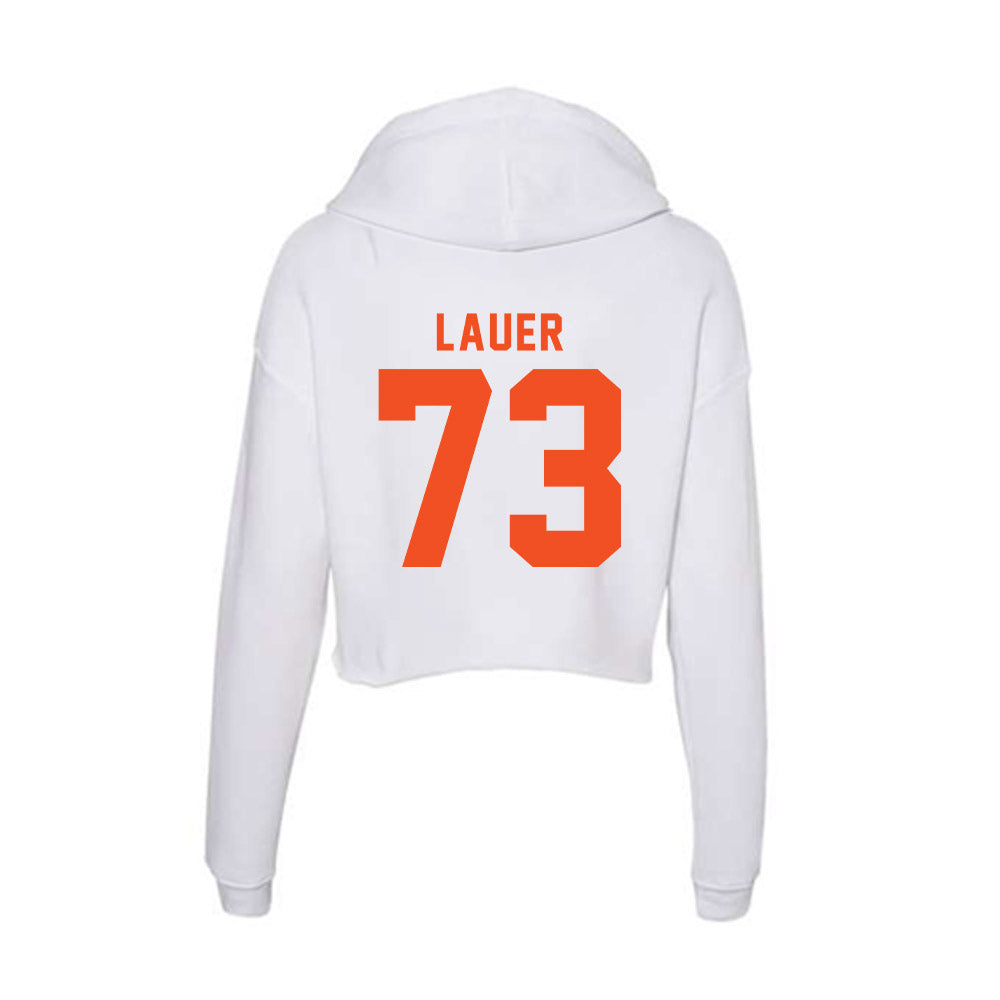 UTRGV - NCAA Football : Gannon Lauer - Women's Crop Fleece Hoodie-1