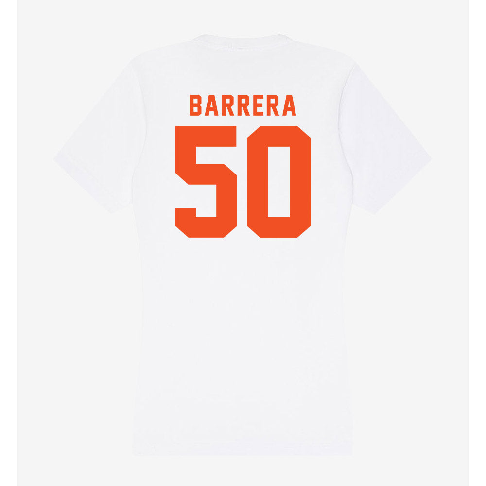 UTRGV - NCAA Baseball : Daren Barrera - Women's V-Neck T-Shirt-1