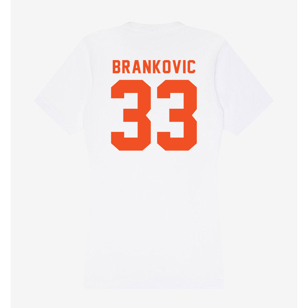UTRGV - NCAA Men's Basketball : Filip Brankovic - Women's V-Neck T-Shirt-1
