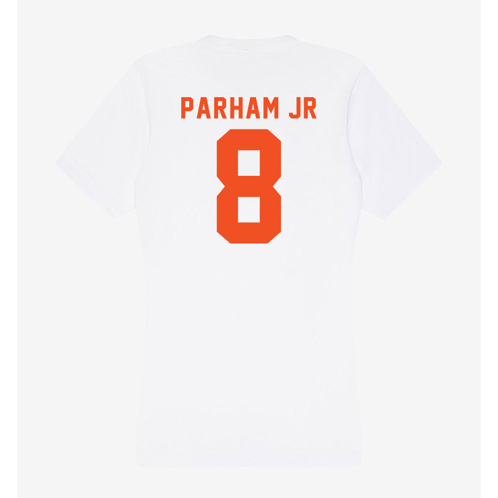 UTRGV - NCAA Men's Basketball : Ian Parham Jr - Women's V-Neck T-Shirt-1