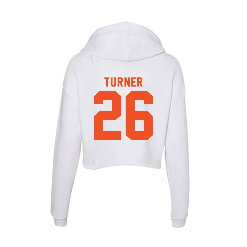 UTRGV - NCAA Football : Jaden Turner - Women's Crop Fleece Hoodie-1