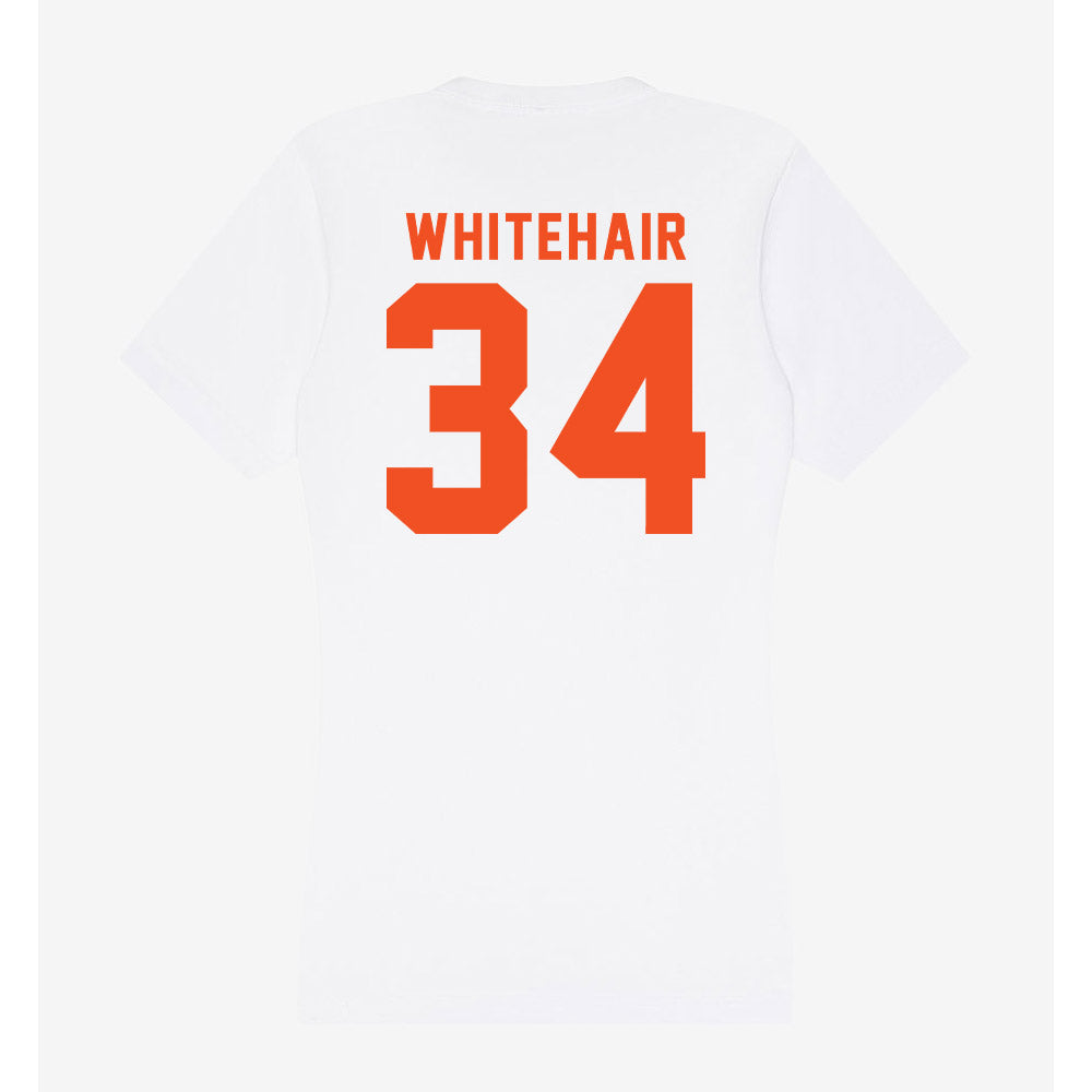 UTRGV - NCAA Women's Basketball : Rylie Whitehair - Women's V-Neck T-Shirt-1
