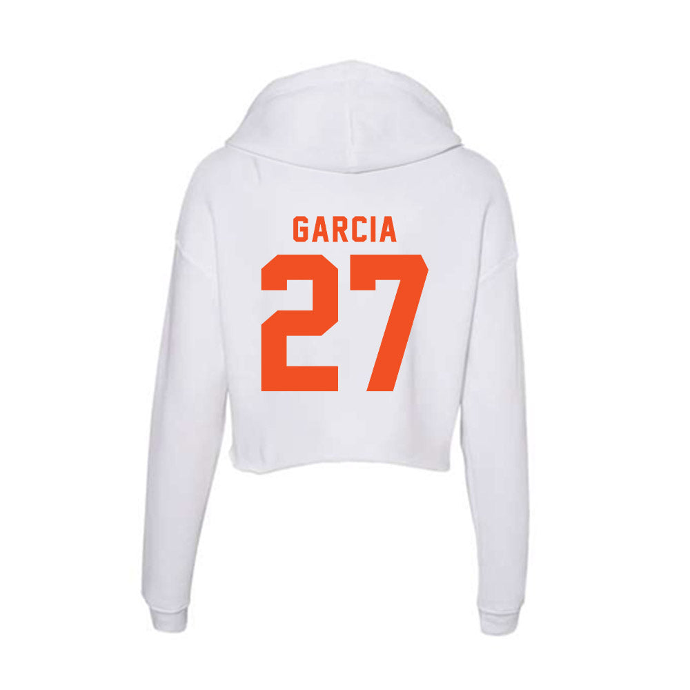 UTRGV - NCAA Baseball : Anthony Garcia - Women's Crop Fleece Hoodie-1
