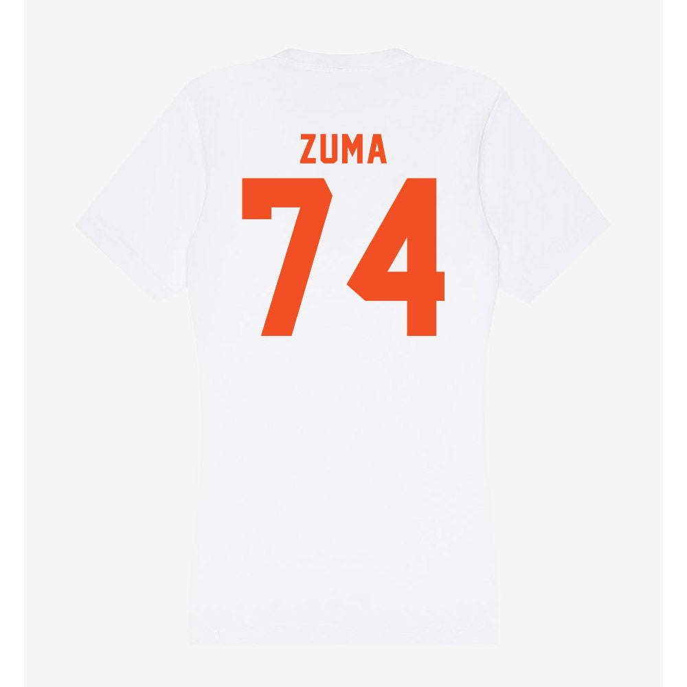 UTRGV - NCAA Football : Grayson Zuma - Women's V-Neck T-Shirt-1