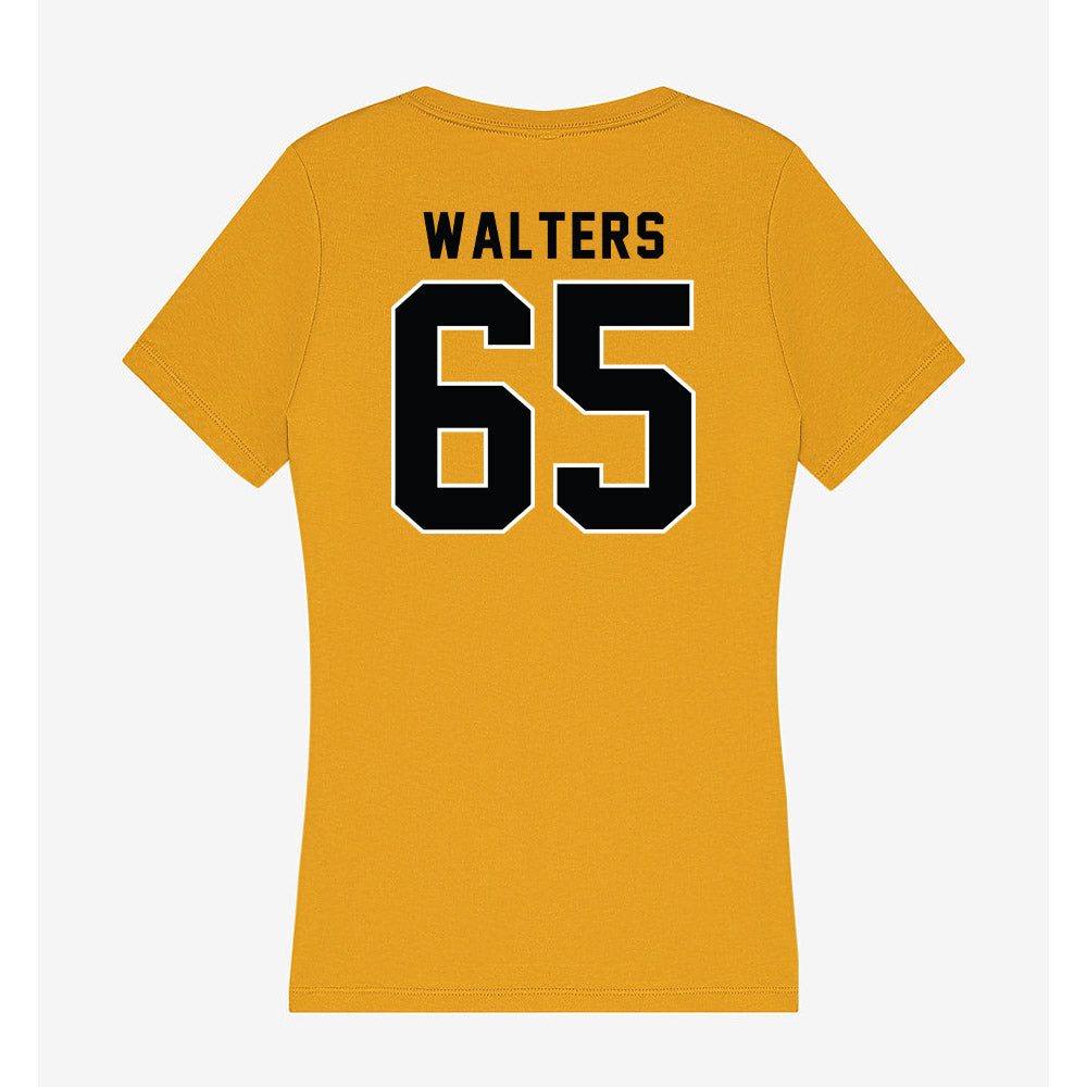 App State - NCAA Football : Mac Walters - Women's V-Neck T-Shirt-1