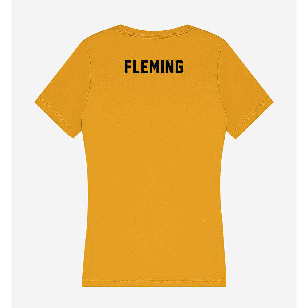 App State - NCAA Football : Semaj Fleming - Women's V-Neck T-Shirt-1