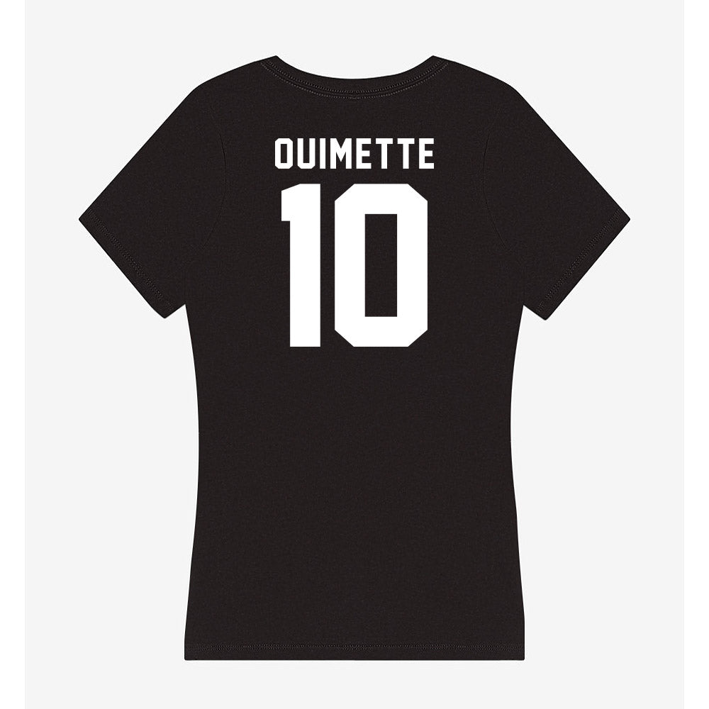 UW Green Bay - NCAA Women's Basketball : Julianna Ouimette - Women's V-Neck T-Shirt-1
