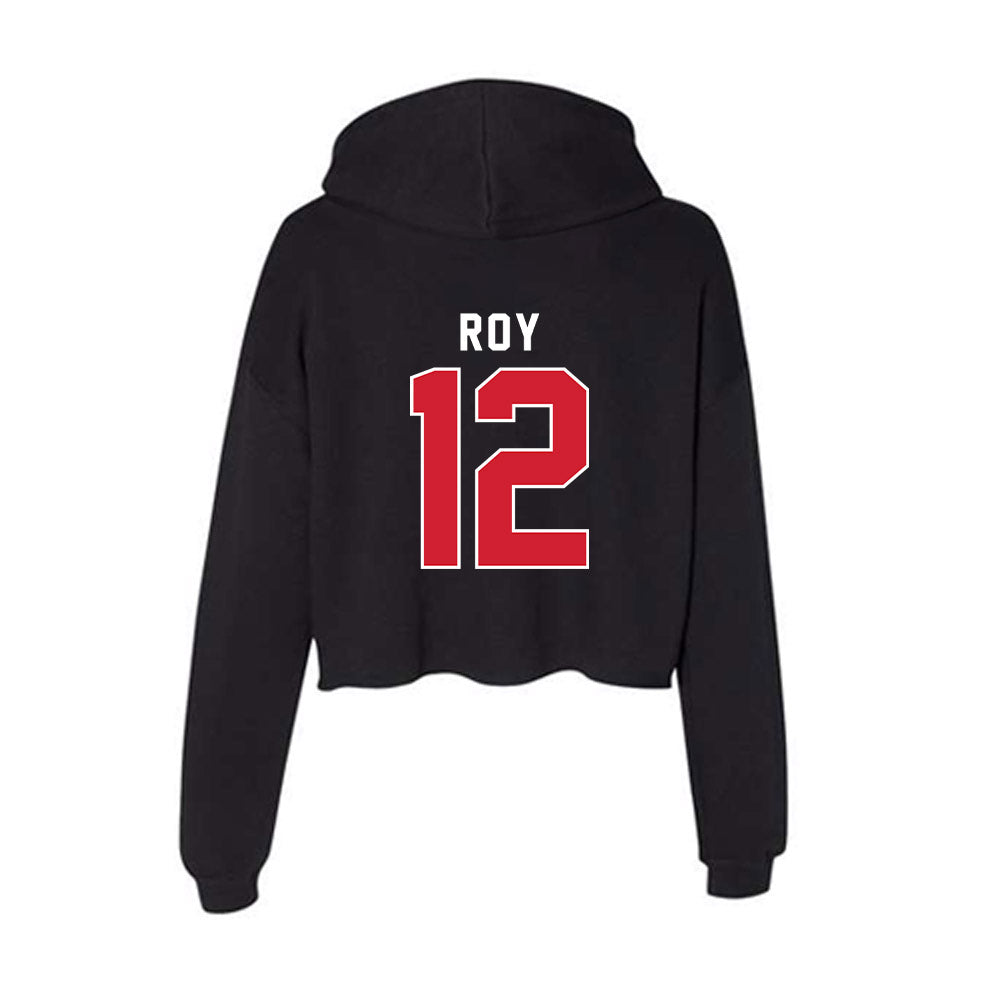 Illinois State - NCAA Football : Gage Roy - Women's Crop Fleece Hoodie-1