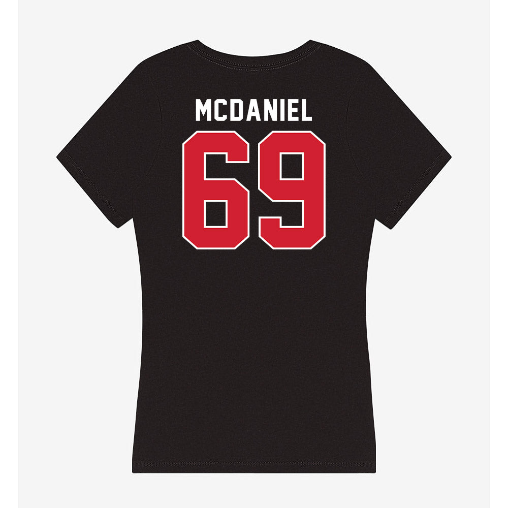 Illinois State - NCAA Football : Mezziahs McDaniel - Women's V-Neck T-Shirt-1