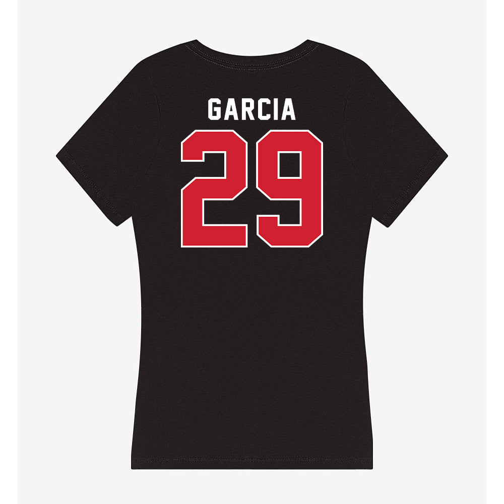 Illinois State - NCAA Women's Soccer : Delia Garcia - Women's V-Neck T-Shirt-1