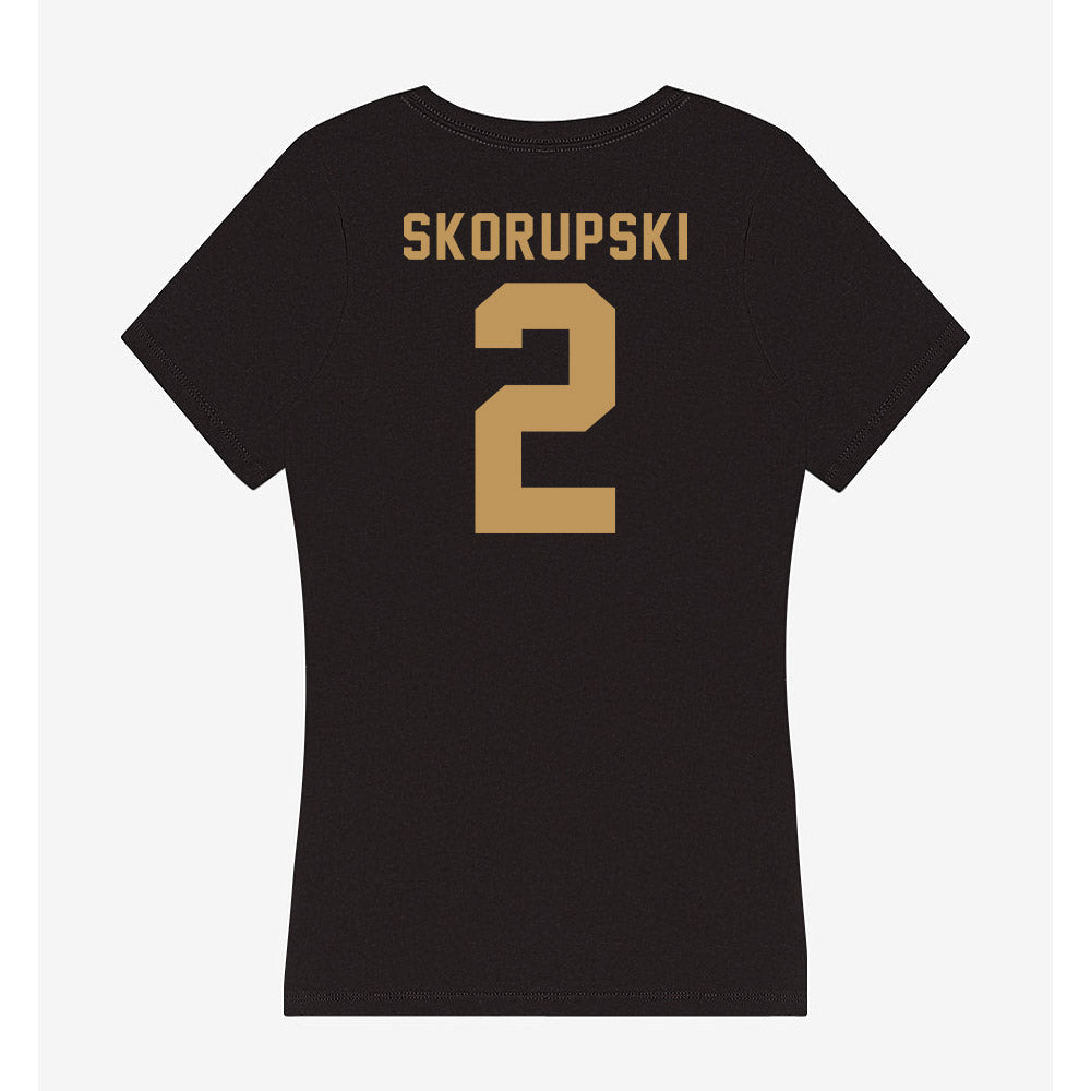 Oakland - NCAA Women's Basketball : Madison Skorupski - Women's V-Neck T-Shirt-1