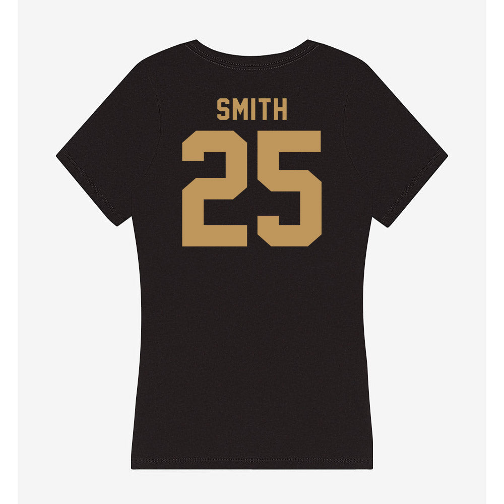 Oakland - NCAA Women's Basketball : Angelina Smith - Women's V-Neck T-Shirt-1
