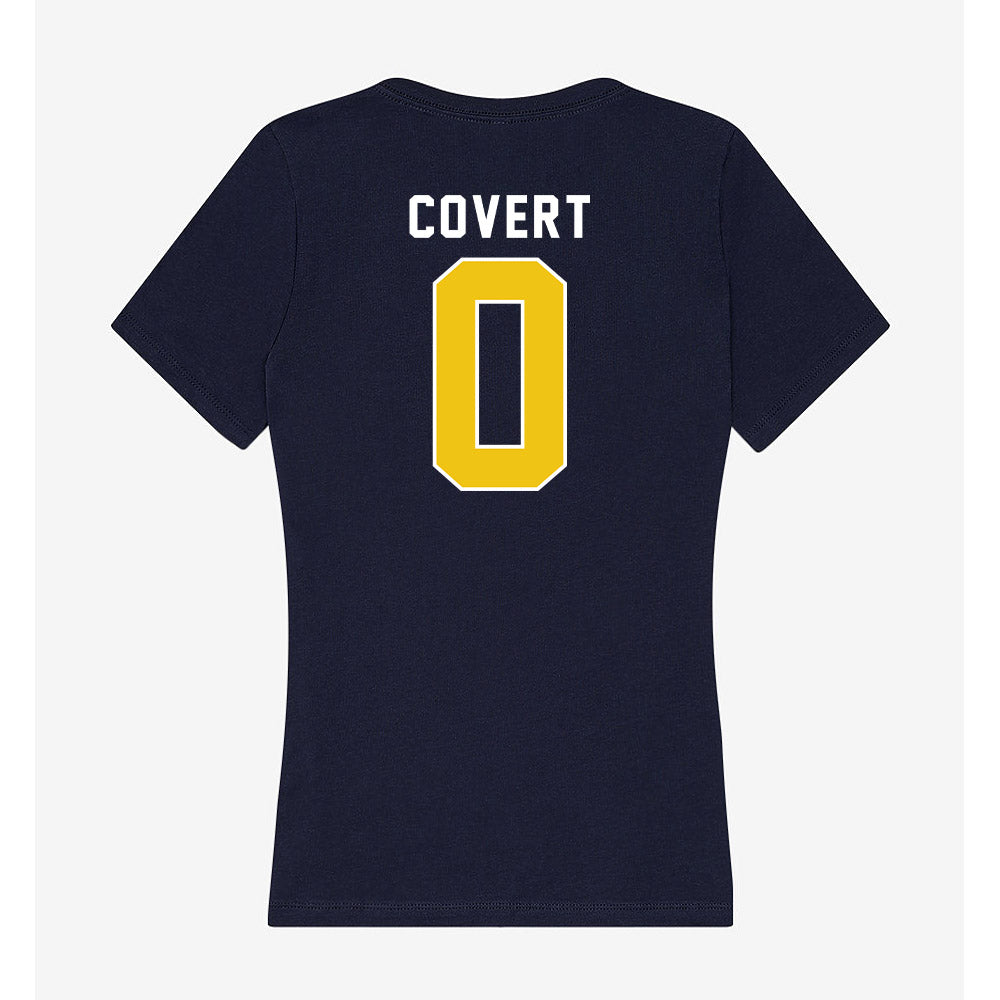 La Salle - NCAA Acrobatics & Tumbling : Abbie Covert - Women's V-Neck T-Shirt-1