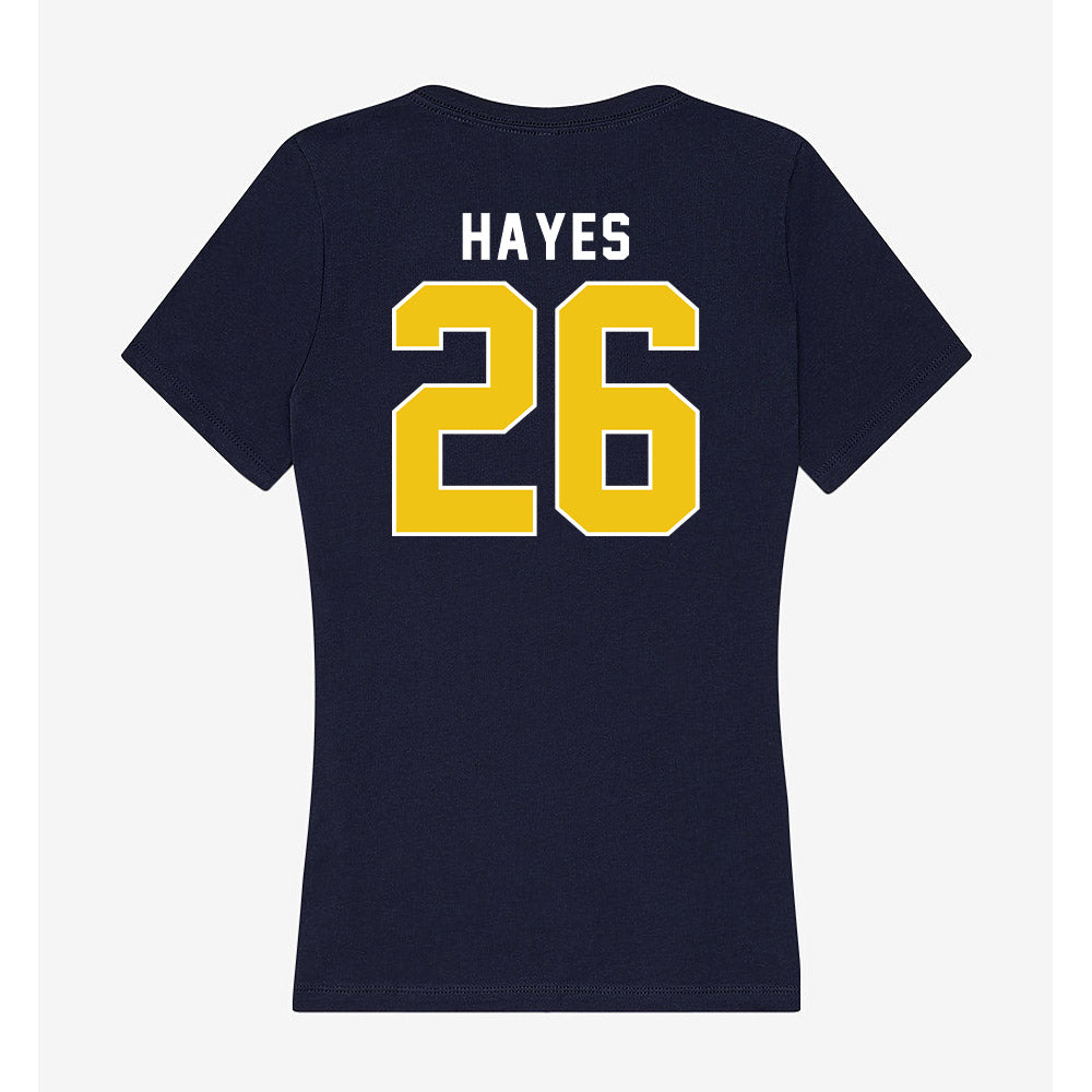 La Salle - NCAA Acrobatics & Tumbling : Sydnee Hayes - Women's V-Neck T-Shirt-1