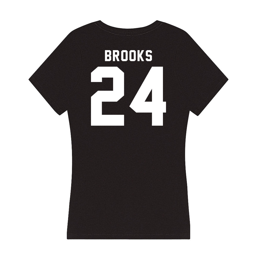 Siena - NCAA Baseball : Noah Brooks - Women's V-Neck T-Shirt-1