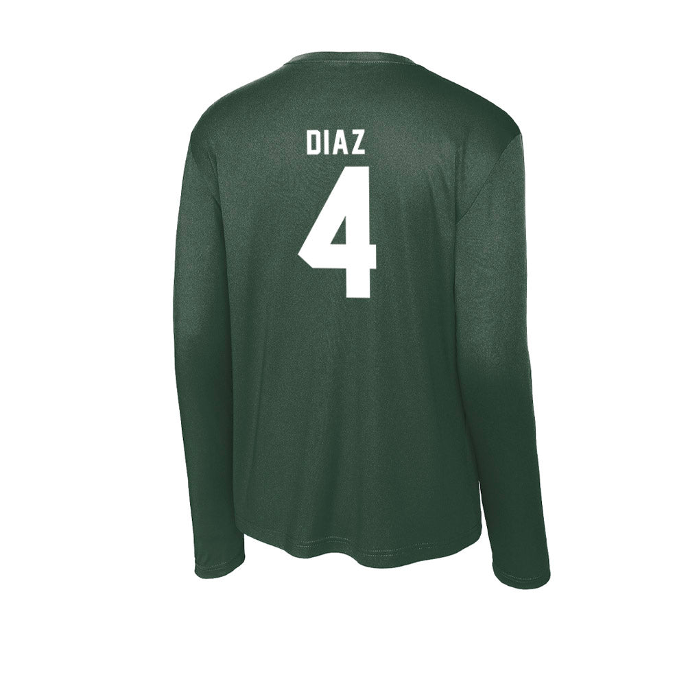Siena - NCAA Women's Basketball : Dany Diaz - Activewear Long Sleeve T-Shirt-1