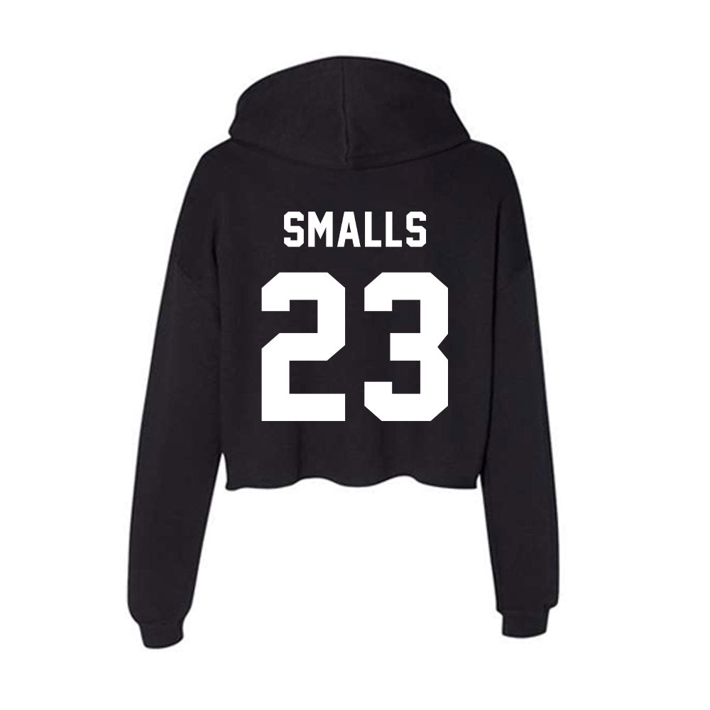 William & Mary - NCAA Football : Brayden Smalls - Classic Shersey Women's Crop Fleece Hooded Sweatshirt-1