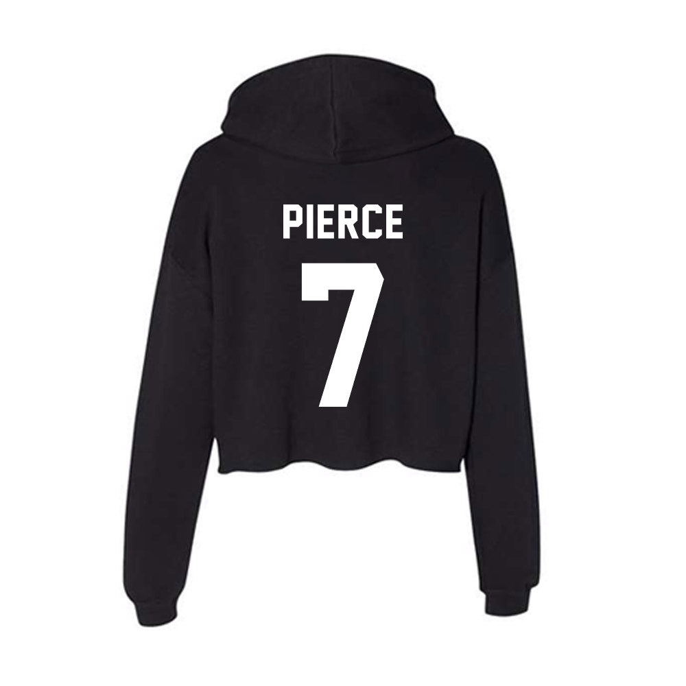 William & Mary - NCAA Women's Basketball : Dynasti Pierce - Classic Shersey Women's Crop Fleece Hooded Sweatshirt-1