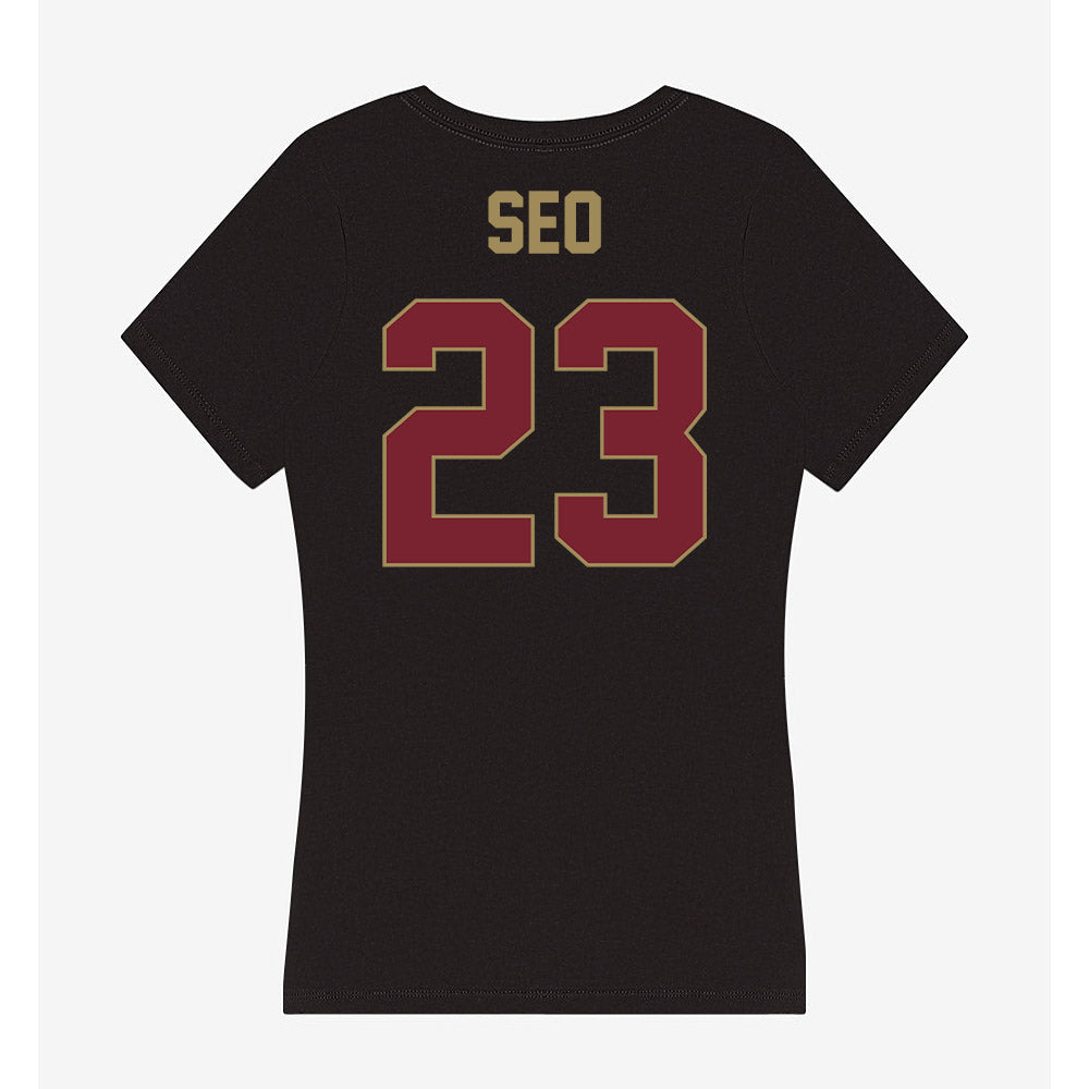 Charleston - NCAA Baseball : Brian Seo - Women's V-Neck T-Shirt-1