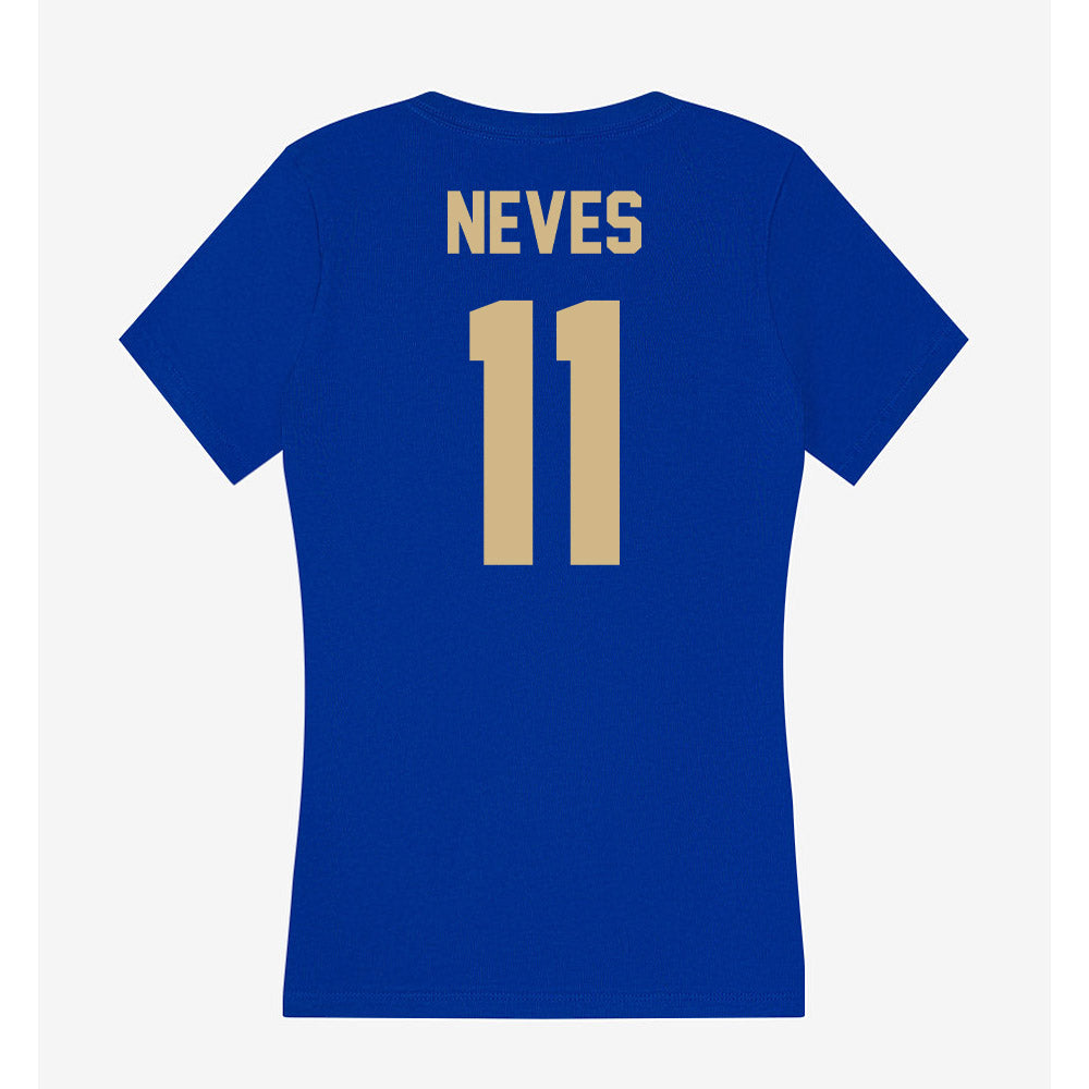 Tulsa - NCAA Men's Soccer : Joao Neves - Women's V-Neck T-Shirt-1
