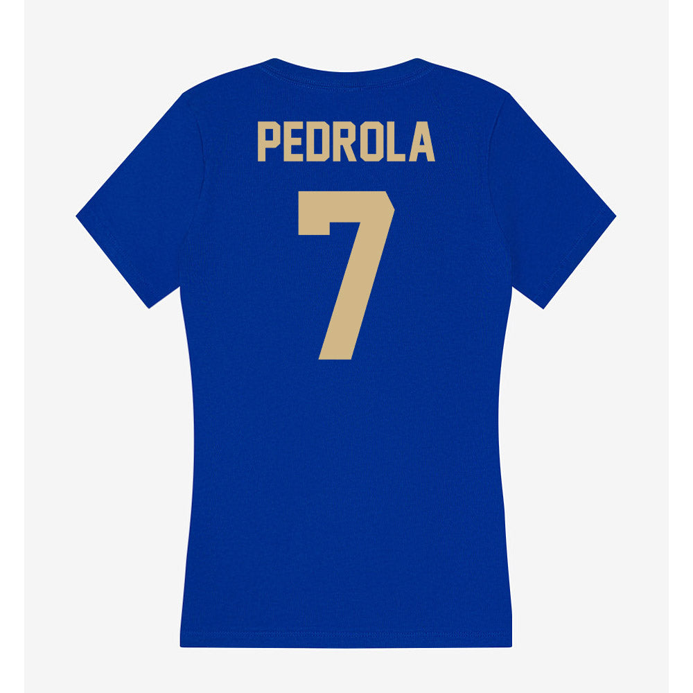 Tulsa - NCAA Men's Soccer : Arnau Pedrola - Women's V-Neck T-Shirt-1