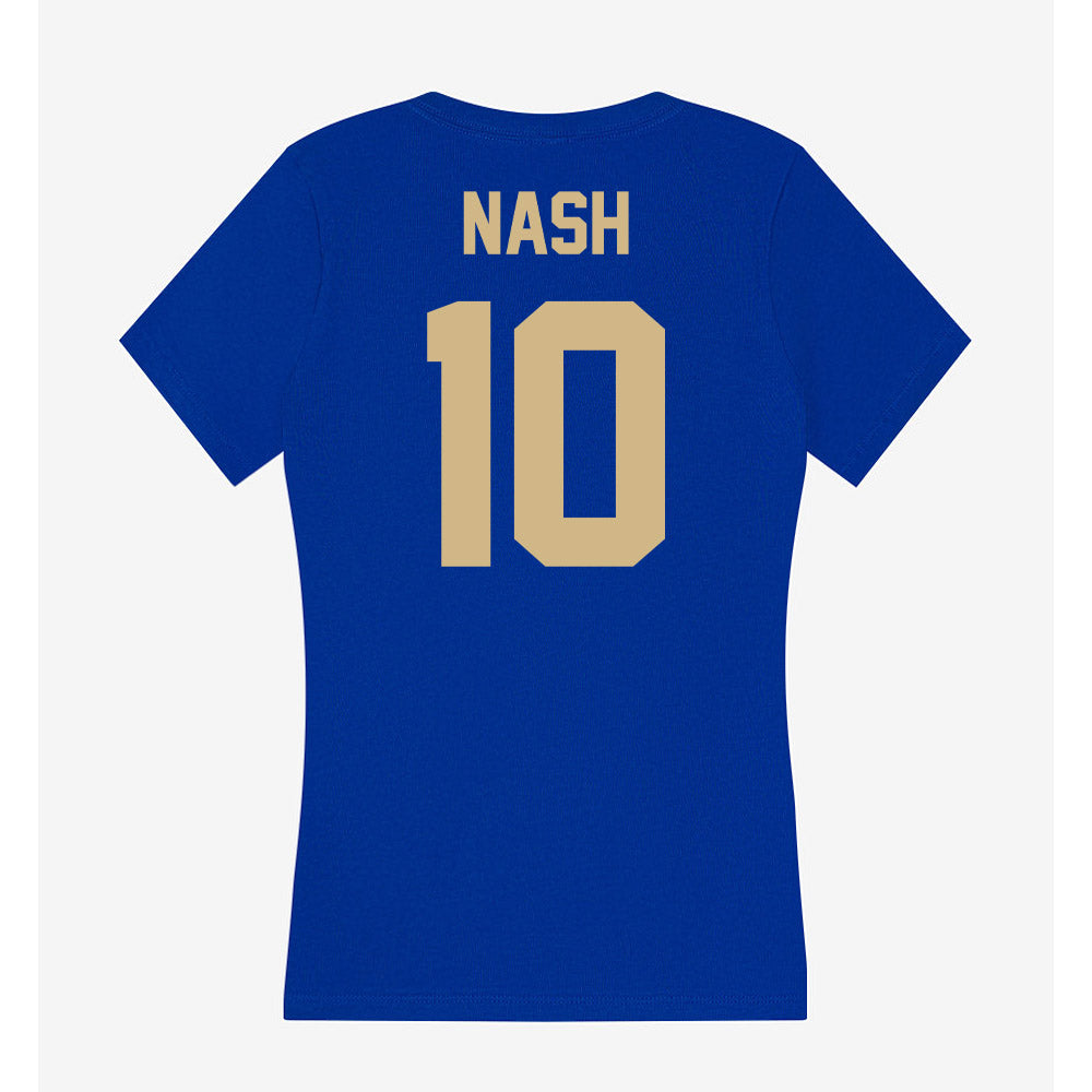 Tulsa - NCAA Football : Arias Nash - Women's V-Neck T-Shirt-1