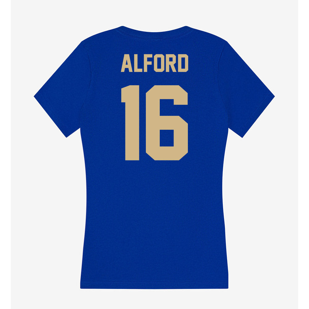 Tulsa - NCAA Football : Andrew Alford - Women's V-Neck T-Shirt-1