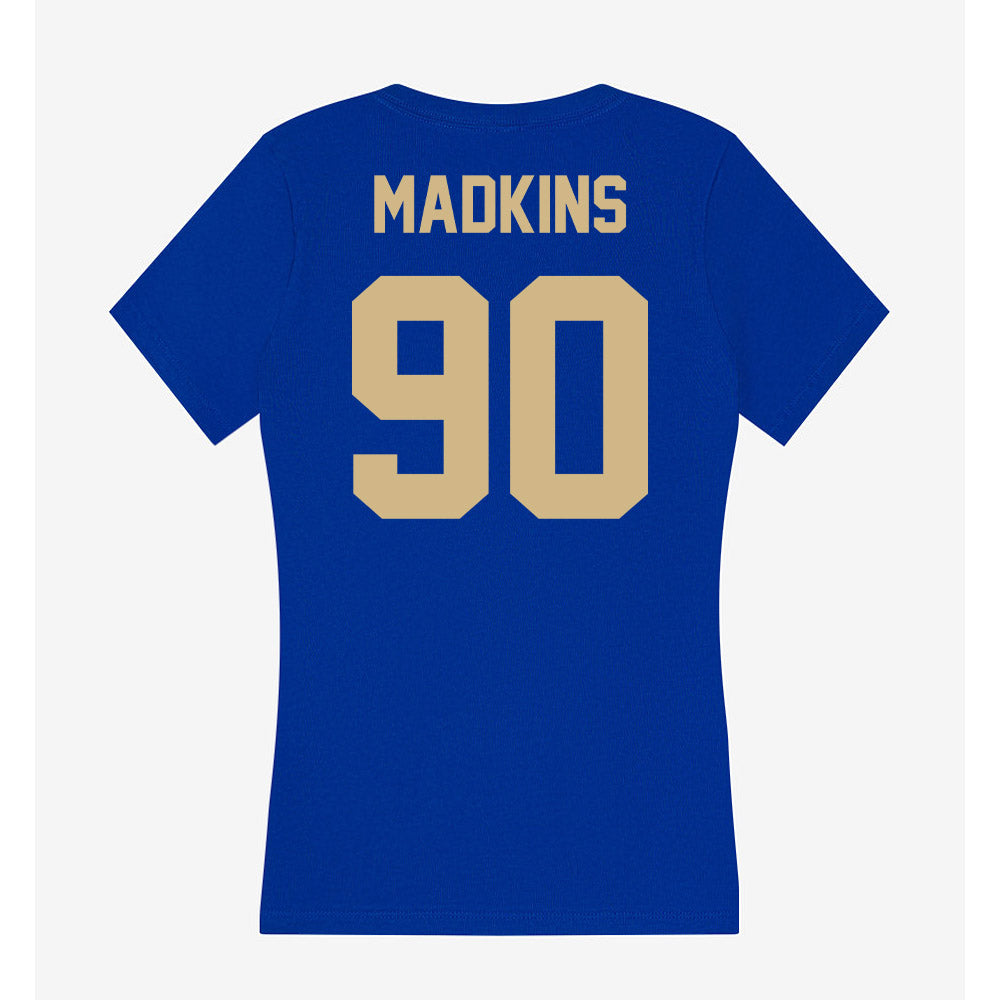 Tulsa - NCAA Football : Jayden Madkins - Women's V-Neck T-Shirt-1