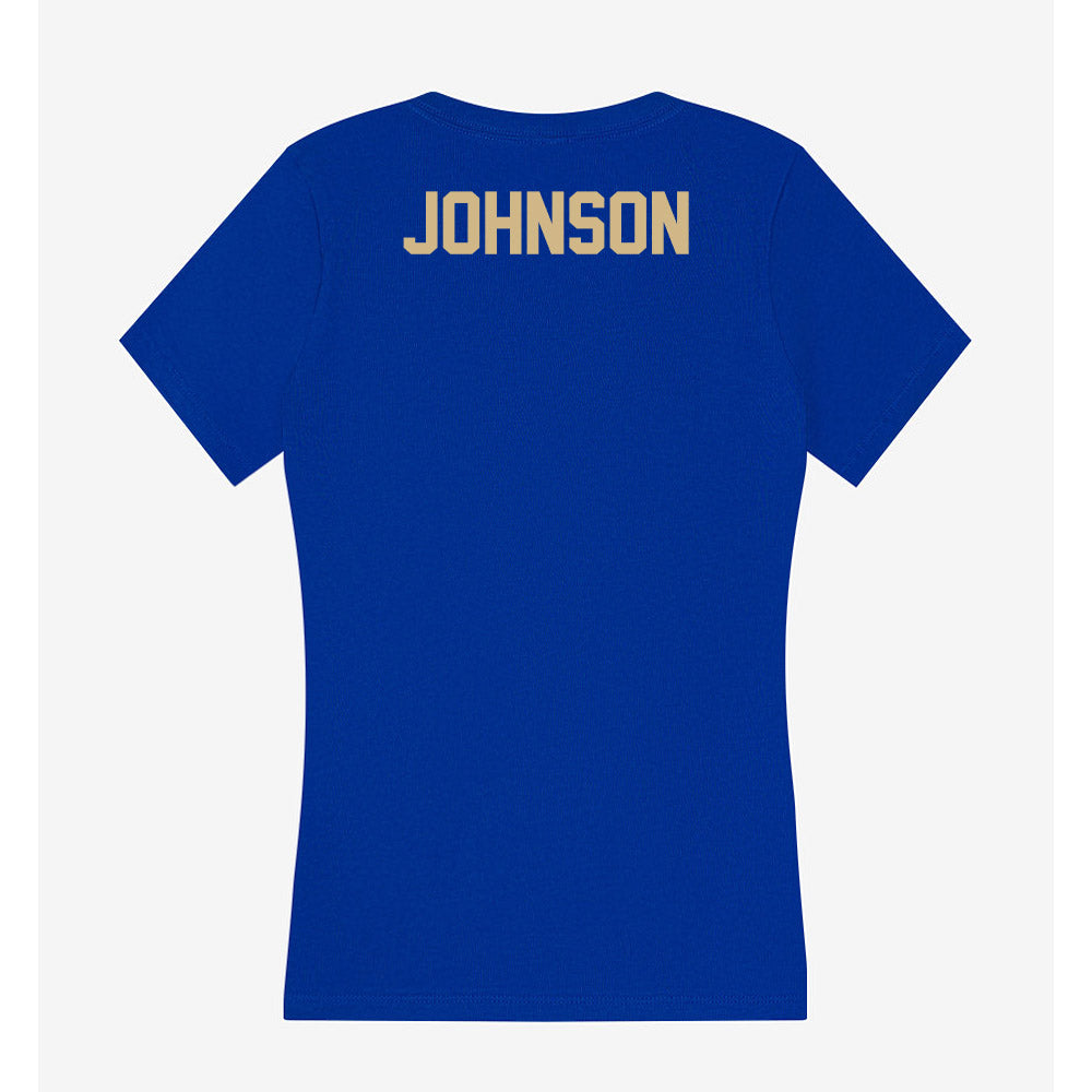 Tulsa - NCAA Women's Rowing : Olivia Johnson - Women's V-Neck T-Shirt-1