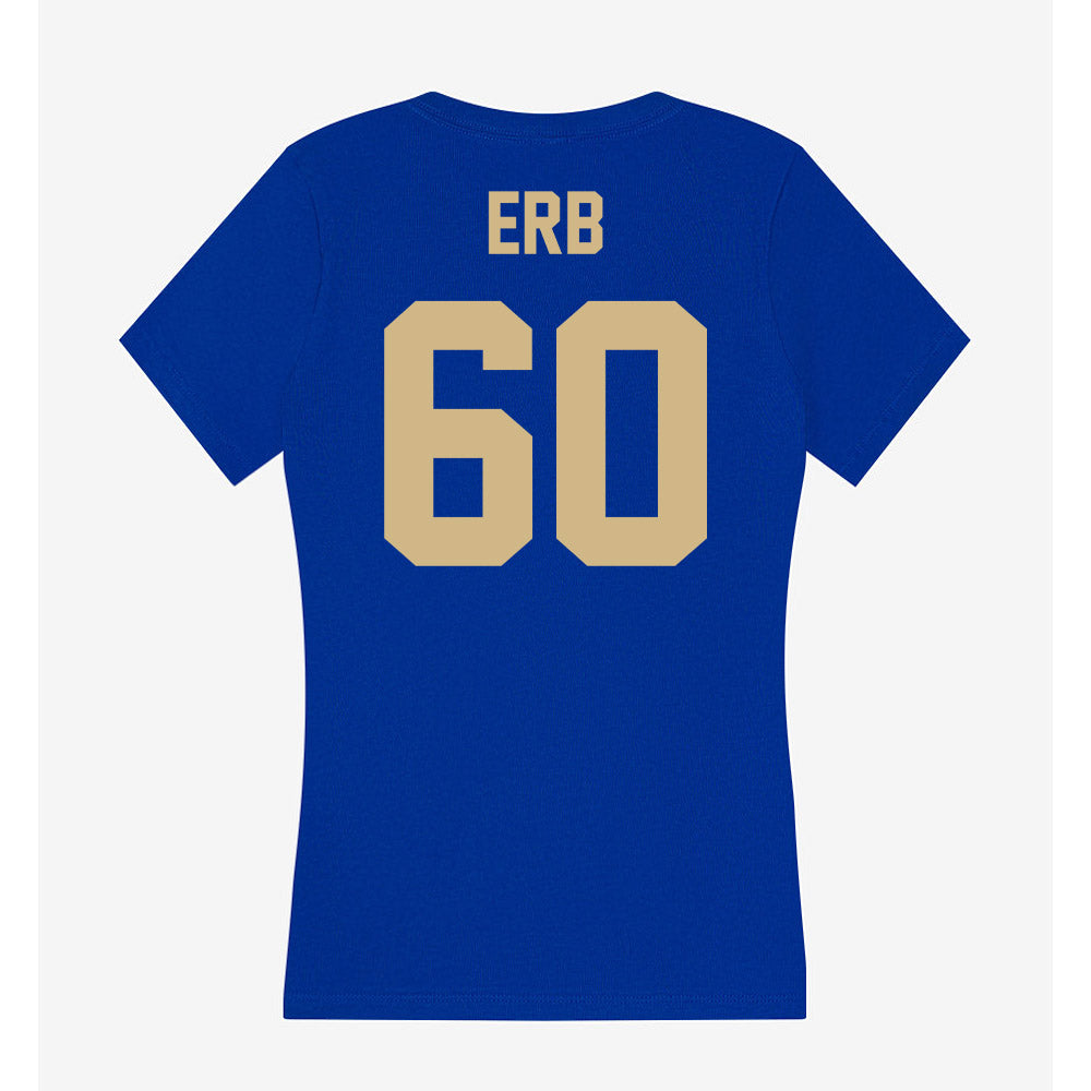 Tulsa - NCAA Football : Hunter Erb - Women's V-Neck T-Shirt-1
