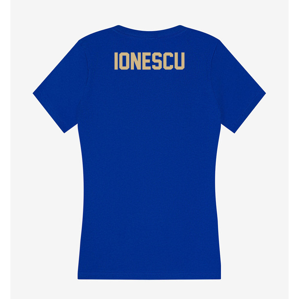 Tulsa - NCAA Women's Tennis : Iulia Andreea Ionescu - Women's V-Neck T-Shirt-1