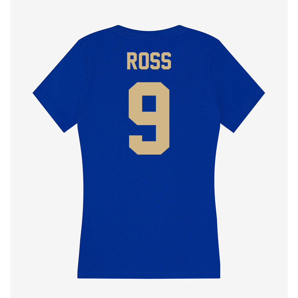 Tulsa - NCAA Football : Javon Ross - Women's V-Neck T-Shirt-1