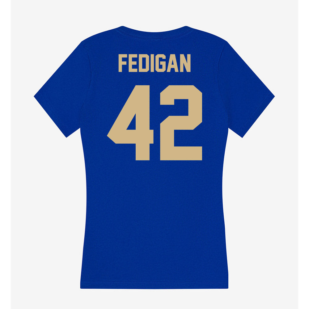Tulsa - NCAA Football : Aidan Fedigan - Women's V-Neck T-Shirt-1