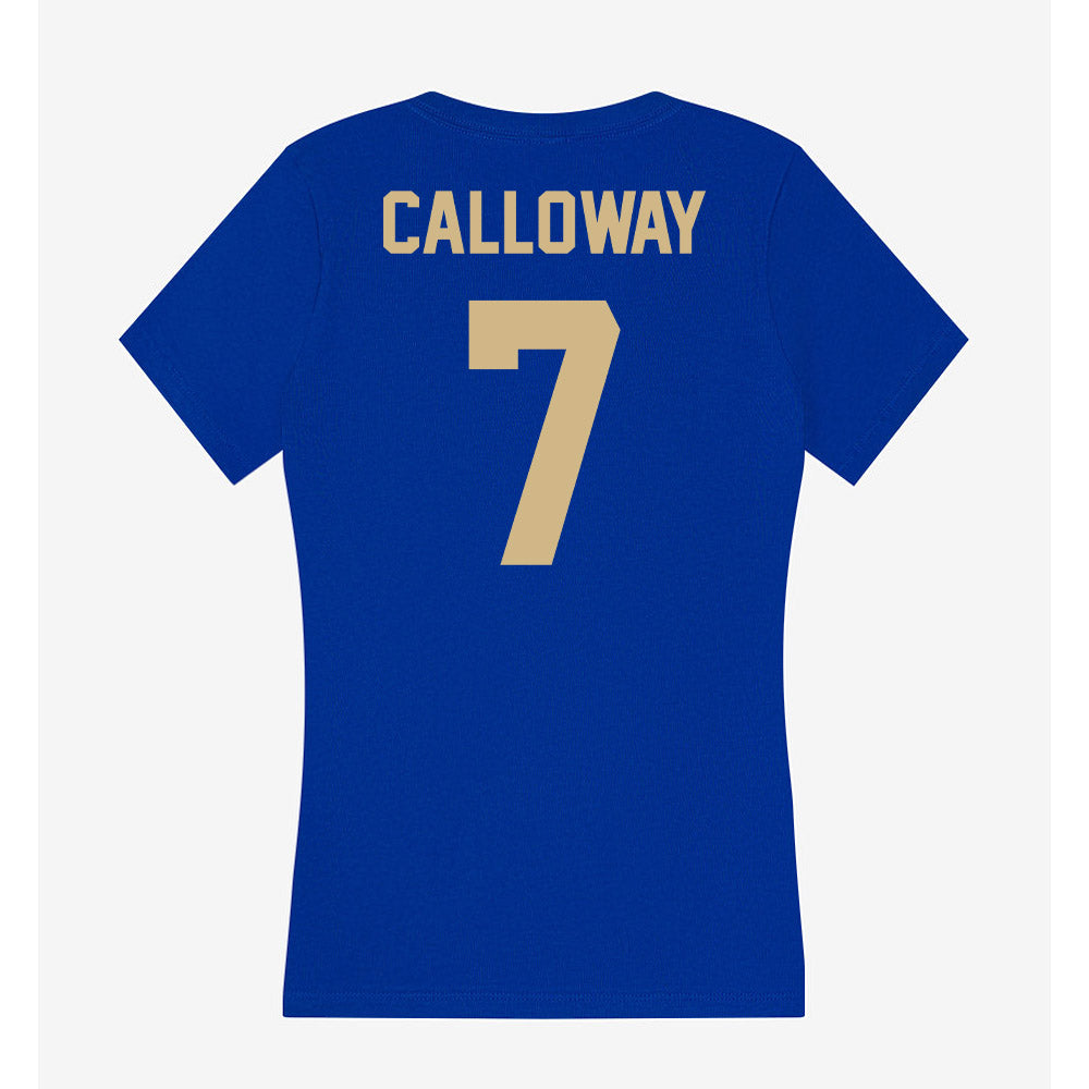 Tulsa - NCAA Football : Jimmy Calloway - Women's V-Neck T-Shirt-1