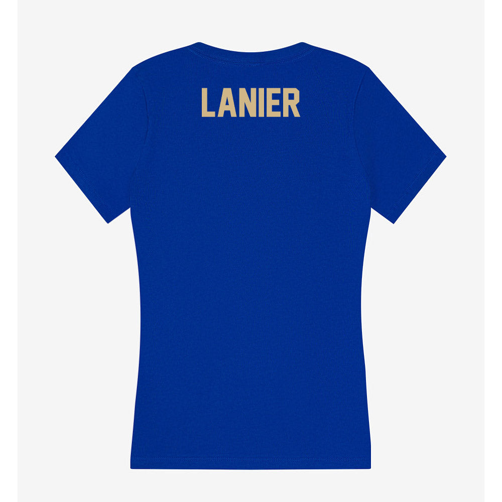 Tulsa - NCAA Women's Rowing : Stevie Lanier - Women's V-Neck T-Shirt-1
