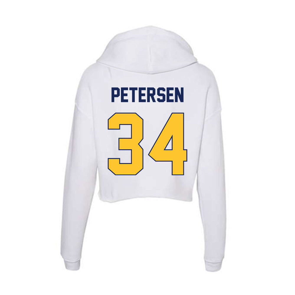 Marquette - NCAA Women's Basketball : Kayl Petersen - Classic Shersey Women's Crop Fleece Hoodie-1
