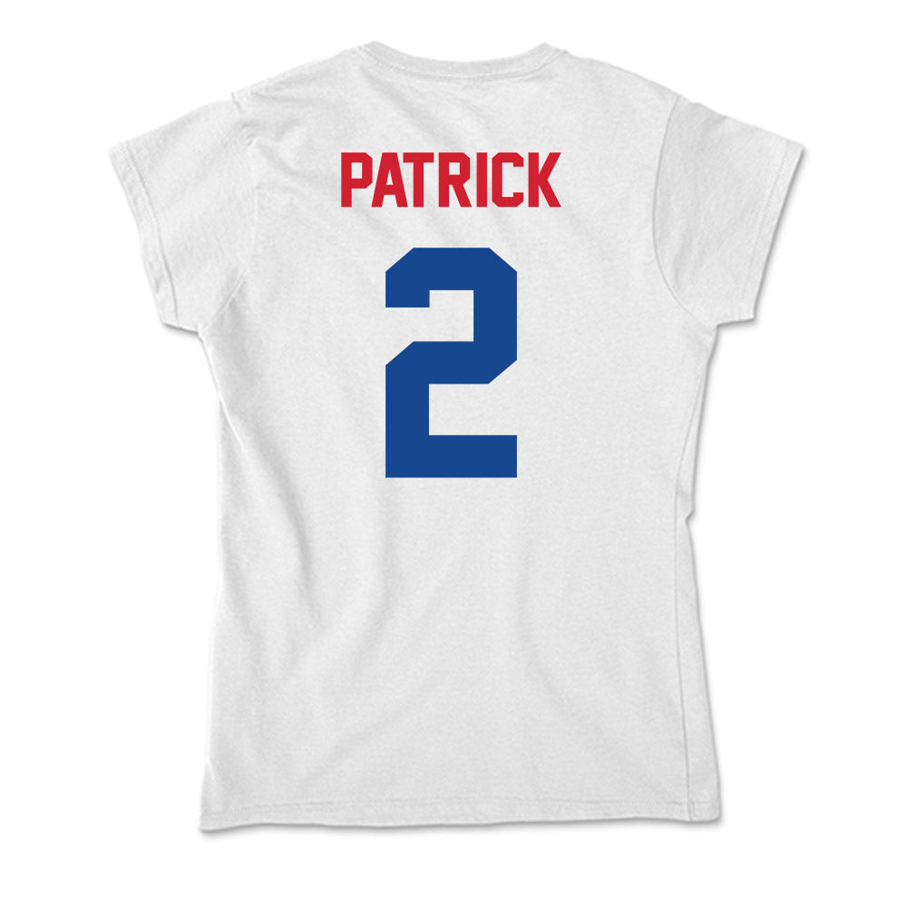 SMU - NCAA Men's Basketball : Jacob Patrick - Soft Style Women’s T-Shirt-1