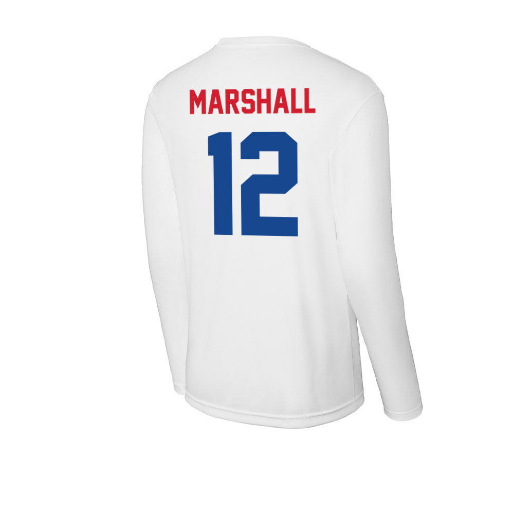 SMU - NCAA Football : Caden Marshall - Activewear Long Sleeve T-Shirt-1