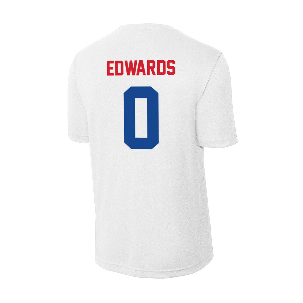 SMU - NCAA Men's Basketball : B.J. Edwards - Activewear T-Shirt-1